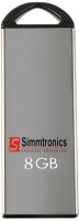 View Simmtronics SDCZ50-08 8 GB Pen Drive(Silver) Laptop Accessories Price Online(Simmtronics)