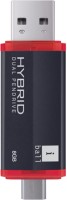 iball Hybrid 2.0 8 GB Pen Drive(Red)