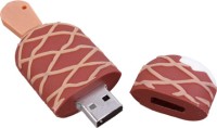 Microware Chocolate Ice Cream Shape 16 GB Pen Drive   Laptop Accessories  (Microware)