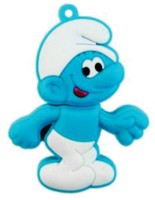 View Microware Smiley Smurf Shape 16 GB Pen Drive Laptop Accessories Price Online(Microware)