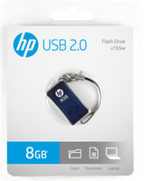 HP V-165 W - 8 GB Utility Pendrive(Blue)