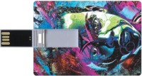 Printland Credit Card Shaped PC81904 8 GB Pen Drive(Multicolor)   Laptop Accessories  (Printland)