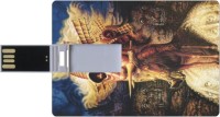Printland Credit Card Shaped PC83512 8 GB Pen Drive(Multicolor)   Laptop Accessories  (Printland)