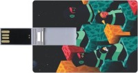 Printland Credit Card Shaped PC83374 8 GB Pen Drive(Multicolor)   Laptop Accessories  (Printland)