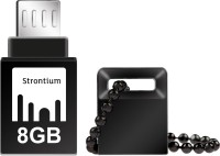 Strontium 8GB NITRO ON-THE-GO (OTG) USB 3.0 FLASH DRIVE 8 GB OTG Drive(Black, Type A to Micro USB)