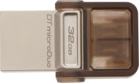 KINGSTON Data Traveler MicroDuo 32 GB OTG Drive(Brown, Type A to Micro USB)