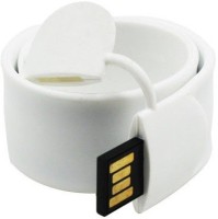 Eshop Fancy Original Slap Wrist Band USB Flash Drive 8 GB Pen Drive(White)