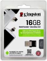 Kingston DataTraveler OTG 16 GB Pen Drive(Black)   Laptop Accessories  (Kingston)