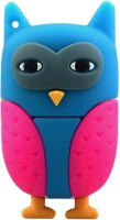 Quace Owl Cute 16 GB Pen Drive(Blue, Pink)   Laptop Accessories  (Quace)