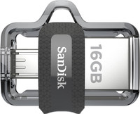 SanDisk Ultra Dual SDDD3-016G-I35 16 GB OTG Drive(Black, Type A to Micro USB)
