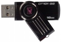 Kingston Data Traveler 101 G2 16 GB Pen Drive(Black)   Laptop Accessories  (Kingston)