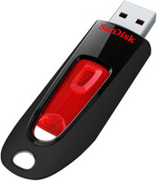 SanDisk Cruzer Ultra 16 GB Pen Drive(Black & Red)