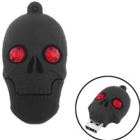 View Quace Black Skull 32 GB Pen Drive(Multicolor) Laptop Accessories Price Online(Quace)