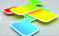 Printland Credit Card Zig Zag 8 GB Pen Drive(Multicolor)   Laptop Accessories  (Printland)