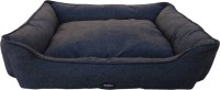 Petto Lounger Bed For Dog Fixed Cushion Base (PNCL-01 L) L Pet Bed(Black)