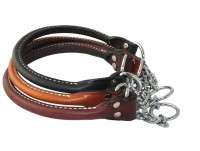 Skora Embellished Dog Collar Charm(Black, Brown, Tan, Round)