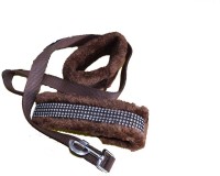 Bow! Wow !! Dog Collar & Leash(Small, Brown)