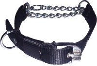 Suraj Chains Dog Collar & Leash(Large, Black)