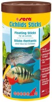 Sera Cichlids Stick 210g/1000ml | Floating Sticks For All Cichlids 1000 ml Dry Fish Food