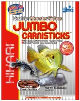 Hikari Jumbo Carnistick-Long Pellet Beef, Chicken 500 g Dry Fish Food