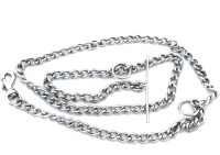 Kristal 152 cm Dog Chain Leash(Silver)