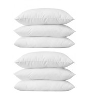MEHAR HOME Solid Bed/Sleeping Pillow Pack of 6(Multicolor)