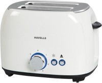 HAVELLS Crust 800 W Pop Up Toaster(White)
