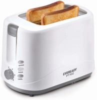 Eveready PT102 750 W Pop Up Toaster(White ,Grey) RS.1409.00