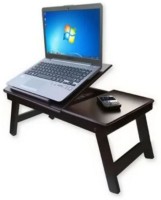Onlineshoppee Engineered Wood Portable Laptop Table(Finish Color - Walnut Brown) (Onlineshoppee) Maharashtra Buy Online