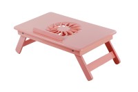 Table Mate II Heavy Duty Kids Office Study Reading Adjustable Wooden Pink Bed Mate Engineered Wood Portable Laptop Table(Finish Color - Pink)   Furniture  (Table Mate II)
