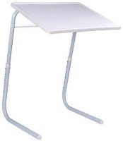Tablemate ADJUSTABLE FOLDING KIDS HOME OFFICE READING WRITING STUDY WHITE NORMALTABLEMATE Plastic Portable Laptop Table(Finish Color - White)   Computer Storage  (Tablemate)