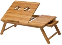 View Elite Mkt Solid Wood Portable Laptop Table(Finish Color - Brown) Price Online(Elite Mkt)