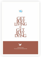 Get Busy Living Or Get Busy Dying the Shawshank Redemption Movies Quotes Poster Paper Print(16.5 inch X 11.5 inch) RS.399.00