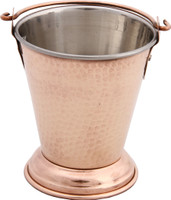 Bhalaria Copper Outside Ss Inside Bucket No 1 Handi 0.4 L(Aluminium, Glass) Bhalaria Copper Outside Ss Inside Bucket No 1 Handi 0.4 L(Aluminium, Glass)