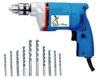 GREEN HOME Power Drill Machine Pistol Grip/Multicolour/10mm/300watt/230v/2600 rpm/6 month warranty/ GHPDM0603/10mm Pistol Grip Drill(10 mm Chuck Size)