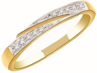 Kataria Jewellers Contemporary Yellow Gold Plated 14kt Diamond Yellow Gold ring