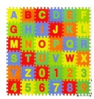 Kiddy 26pcs Alphabet & 10pcs Numbers Puzzle Mat(36 Pieces)