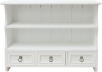 The Attic Wooden Wall Shelf(Number of Shelves - 2, White)   Furniture  (The Attic)