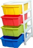Aristo Houseware Everest Drawer 4 Plastic Wall Shelf(Number of Shelves - 4, Multicolor) RS.1769.00