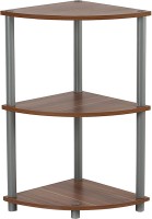 Nilkamal Wooden Wall Shelf(Number of Shelves - 2, Black)   Furniture  (Nilkamal)