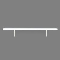 View @home ClassicJanus1 Wooden Wall Shelf(Number of Shelves - 1, White) Furniture (@home)