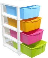 Aristo Houseware Plastic Wall Shelf(Number of Shelves – 4)