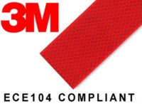 3M AR13 50.8 mm x 3048 mm Red Reflective Tape(Pack of 1)
