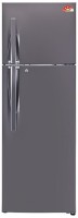 LG 335 L Frost Free Double Door 4 Star Refrigerator(Titanium, GL-I372RTNL)