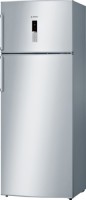 BOSCH 454 L Frost Free Double Door 2 Star Refrigerator(Silver Inox, KDN53XI30I)
