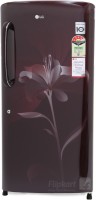 LG 215 L Direct Cool Single Door 2 Star Refrigerator(Scarlet Lily, GL-B221ASLS)