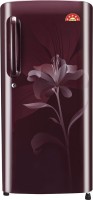 LG 190 L Direct Cool Single Door 3 Star Refrigerator(Scarlet Lily, GL-B201ASLN)