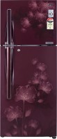 LG 285 L Frost Free Double Door 3 Star Refrigerator(Scarlet Florid, GL-D302JSFL)