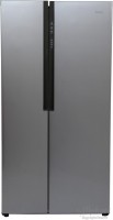 Haier 565 L Frost Free Side by Side Refrigerator(Silver Steel / Grey, HRF-618SS)