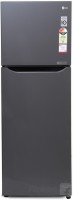 LG 255 L Frost Free Double Door 3 Star Refrigerator(Titanium, GL-Q282STNM)